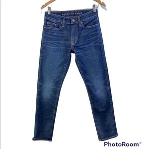 American Eagle Slim Straight 26/28 Blue Denim Jeans